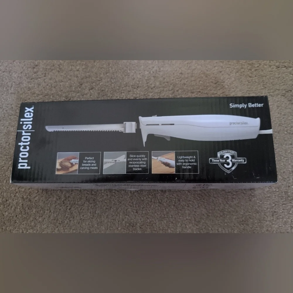 Proctor Silex Electric Knife Model 74311PS